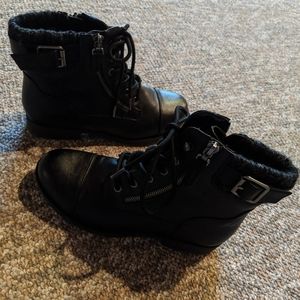 Women's black boots